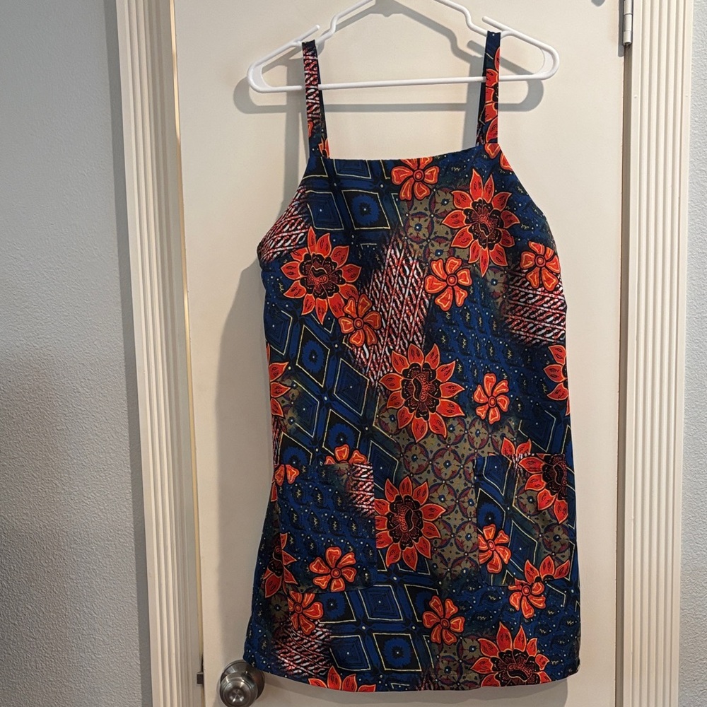 Topshop Multicolor Patterned Dress